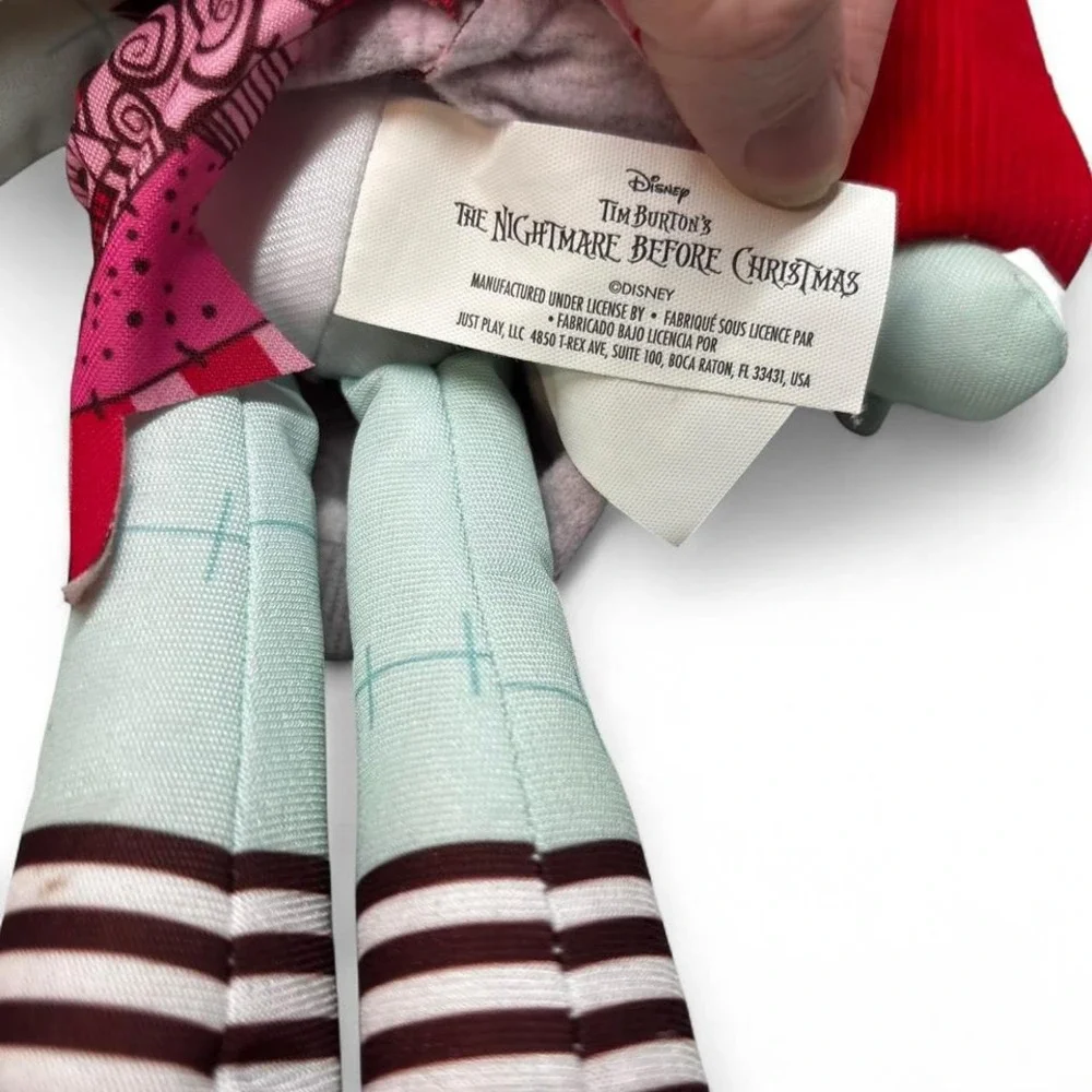 Disney Burton Nightmare‎ Before Christmas Sally Plush Doll Pink Red Kid Stuffed